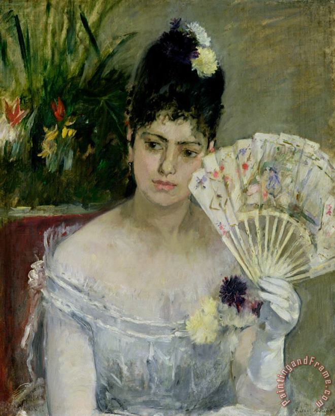 At The Ball painting - Berthe Morisot At The Ball Art Print