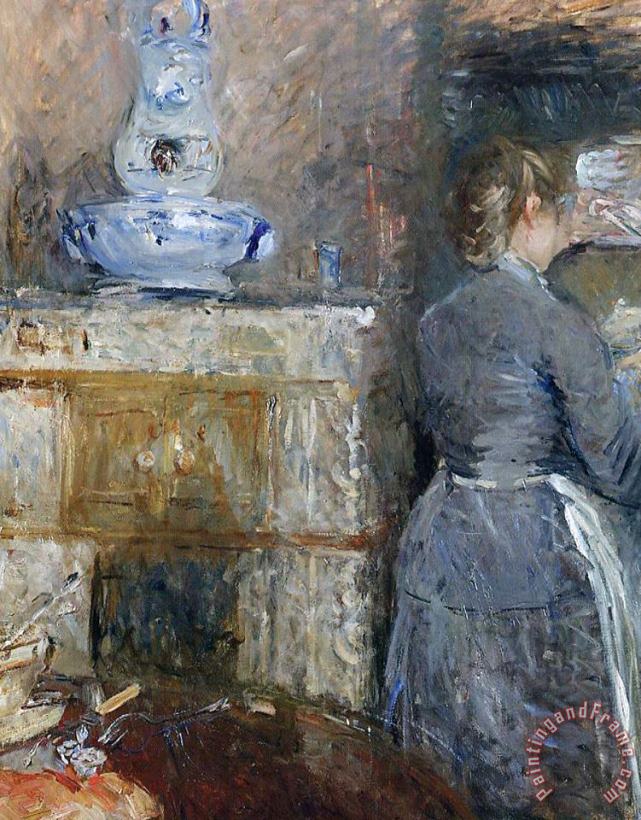 The Rouart S Dining Room painting - Berthe Morisot The Rouart S Dining Room Art Print