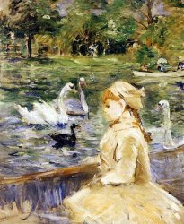 Berthe Morisot Young girl boating