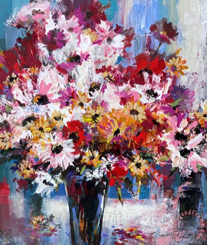 Spring Bouquet painting - Brent Heighton Spring Bouquet Art Print