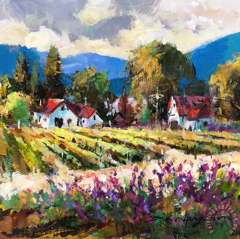 Brent Heighton Wine Country Art Painting