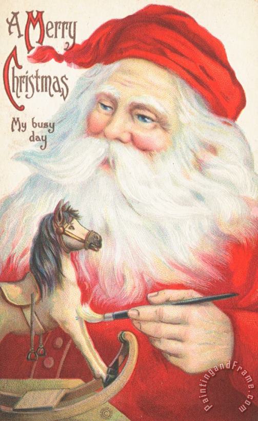British School Christmas Card Art Print
