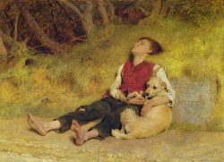 Briton Riviere His Only Friend