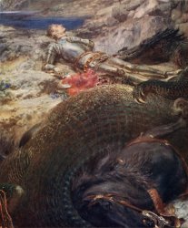 Briton Riviere St George And The Dragon - 1914