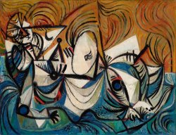 Byron Browne Woman on The Beach, 1945