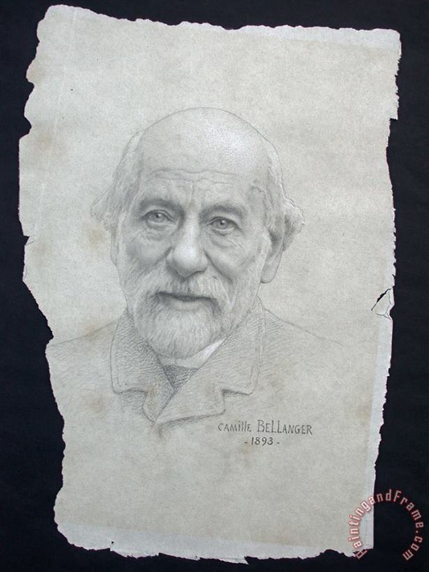 Old Man painting - Camille Felix Bellanger Old Man Art Print