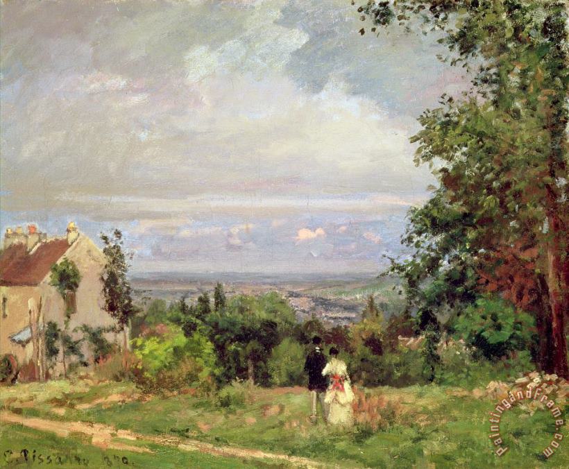 Camille Pissarro Louveciennes Art Painting