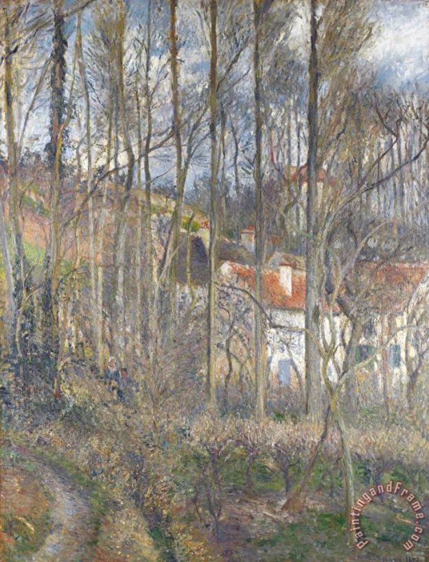 Pontoise The Cite Des Boeufs And The Hermitage painting - Camille Pissarro Pontoise The Cite Des Boeufs And The Hermitage Art Print
