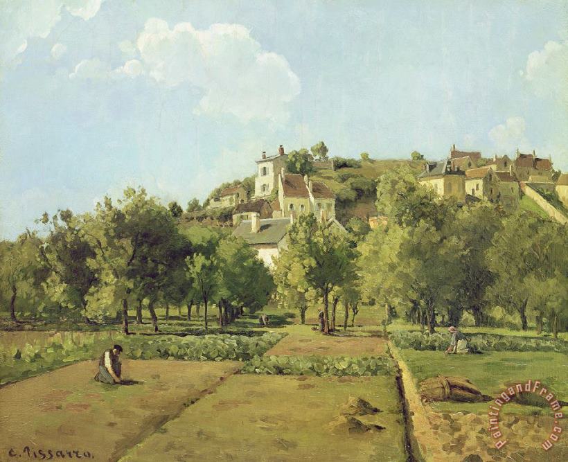 Camille Pissarro The Gardens of the Hermitage Art Painting