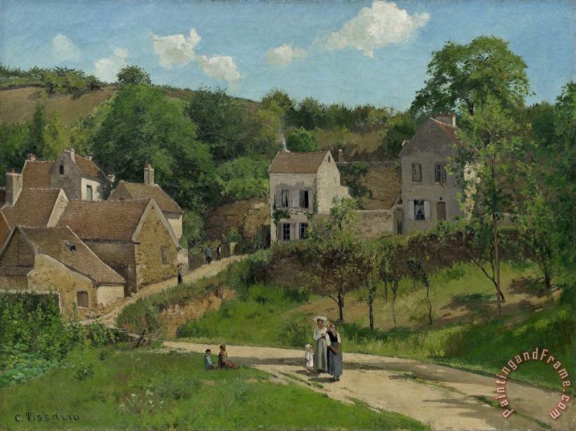 Camille Pissarro The Hermitage at Pontoise Art Painting