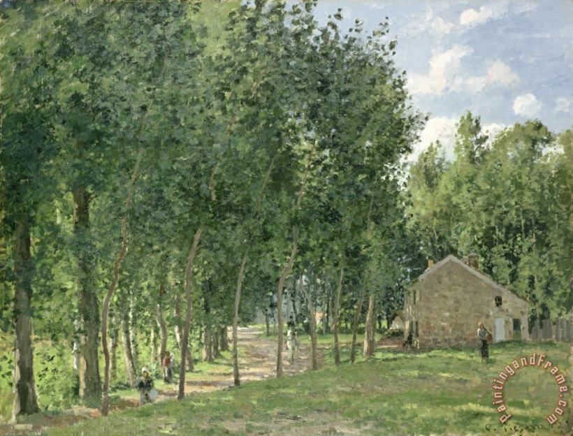 Camille Pissarro The House in the Forest Art Print
