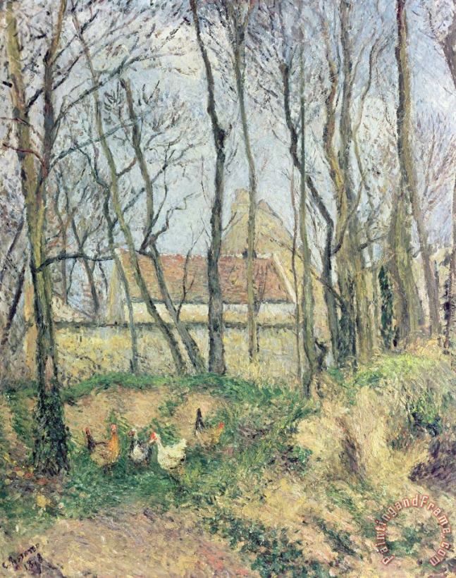 The Path Of The Wretched painting - Camille Pissarro The Path Of The Wretched Art Print