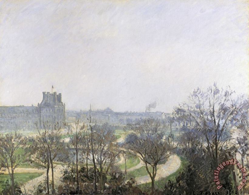 Tuileries Gardens painting - Camille Pissarro Tuileries Gardens Art Print