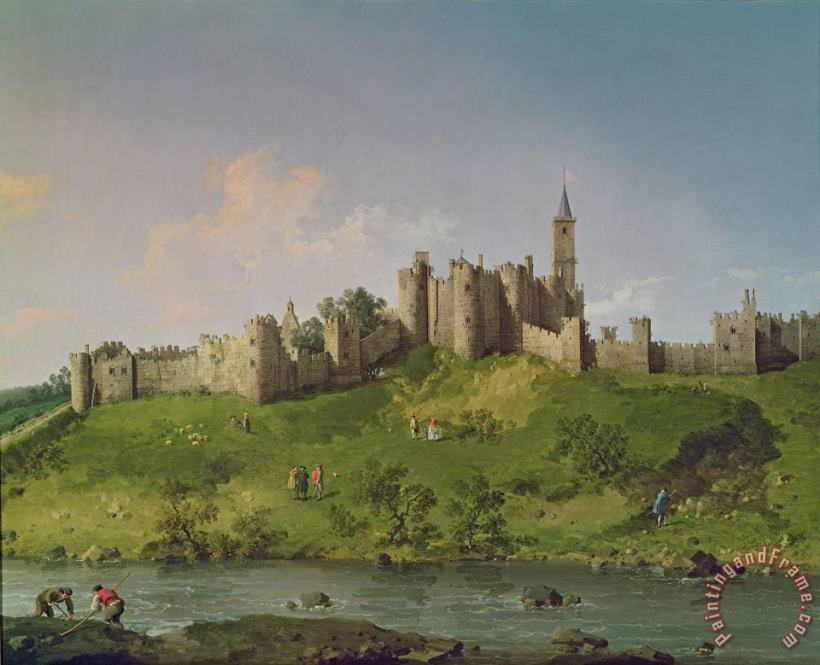 Canaletto Alnwick Castle Art Painting