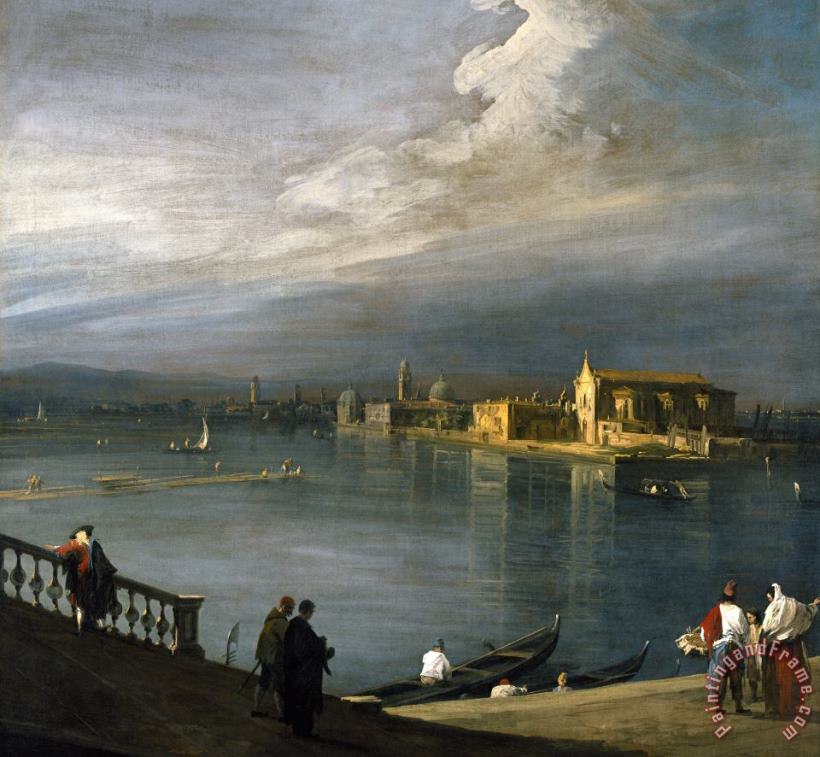Canaletto San Cristoforo, San Michele, And Murano From The Fondamenta Nuove, Venice Art Painting