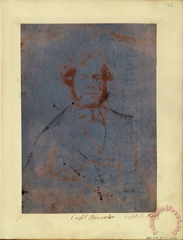Capt. Henry Craigie Brewster (self Portrait of Henry Craigie Brewster) Art Print