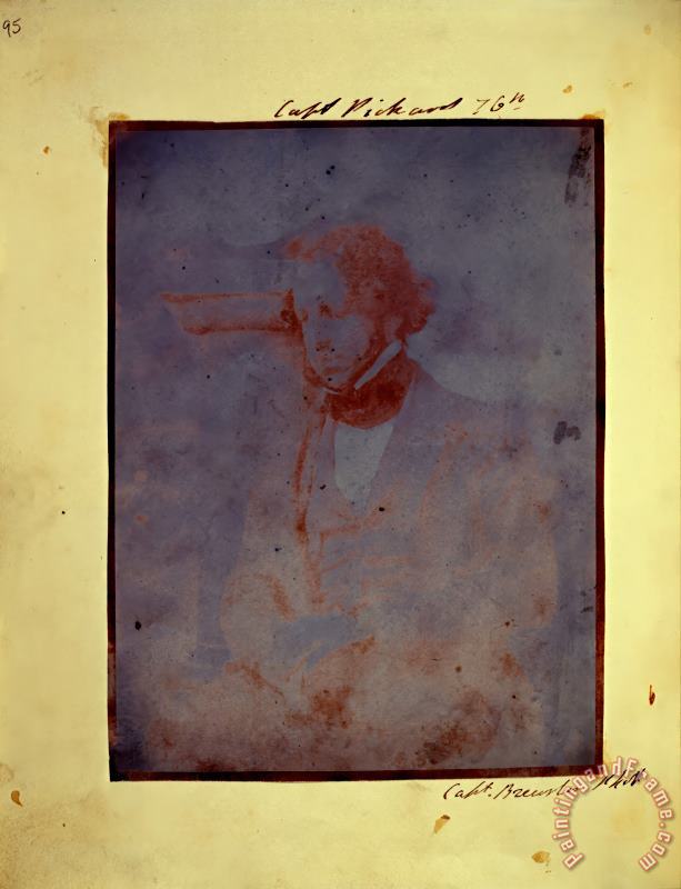 Capt. Henry Craigie Brewster Portrait of Captain Pickard. Art Print