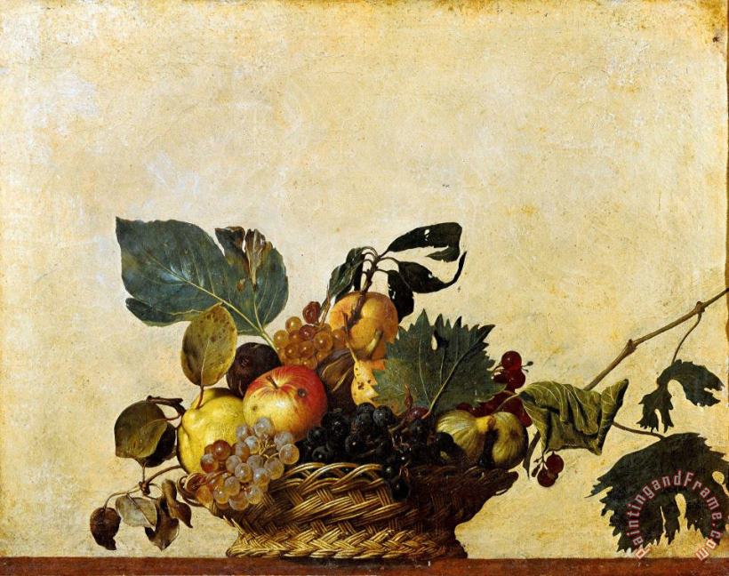 Basket of Fruit painting - Caravaggio Basket of Fruit Art Print