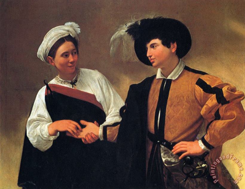 Caravaggio Fortune Teller Art Painting