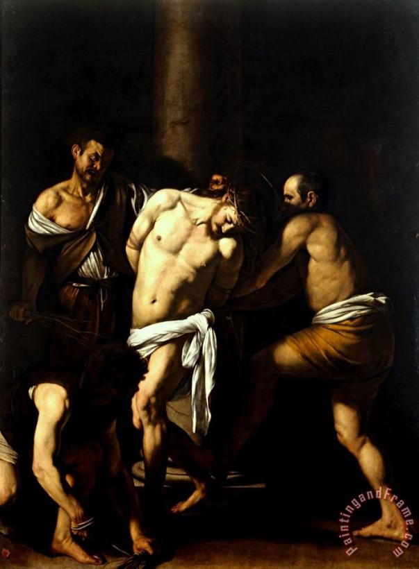 Caravaggio La Flagellazione Di Cristola Flagellazione Di Cristo Art Painting
