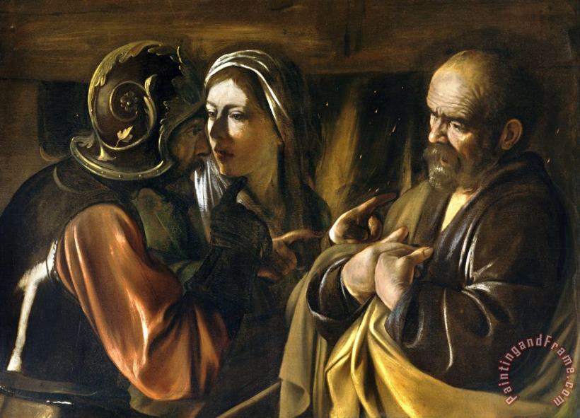 Caravaggio The Denial of Saint Peter Art Print