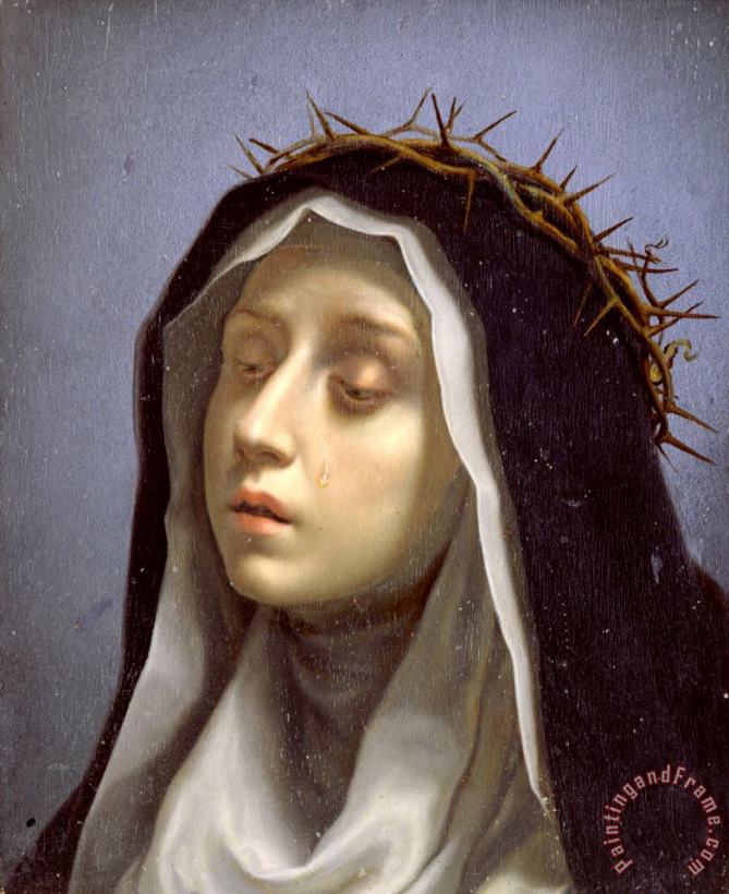 St. Catherine of Siena painting - Carlo Dolci St. Catherine of Siena Art Print