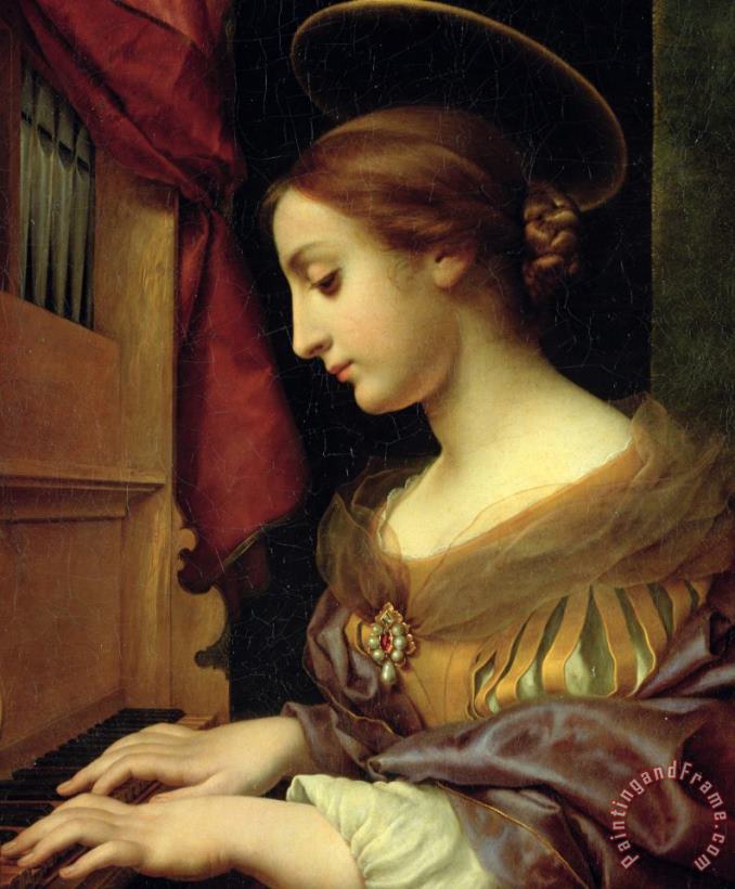 Carlo Dolci St. Cecilia Art Painting