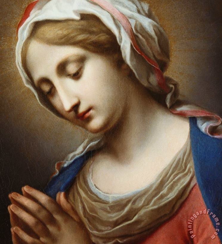 The Virgin Annunciate painting - Carlo Dolci The Virgin Annunciate Art Print