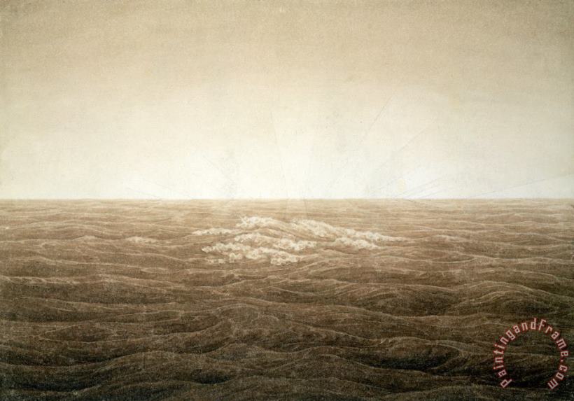 Sea at Sunrise painting - Caspar David Friedrich Sea at Sunrise Art Print