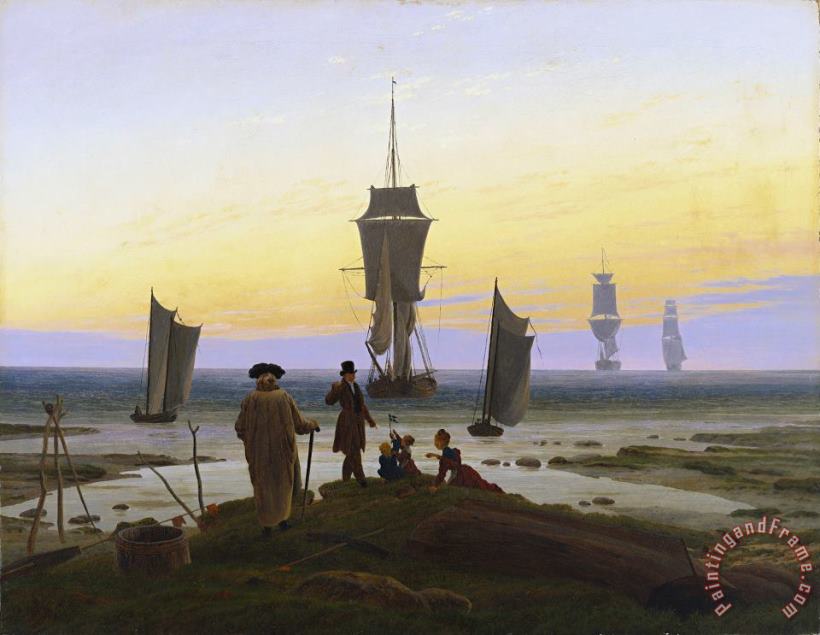 The Life Stages painting - Caspar David Friedrich The Life Stages Art Print