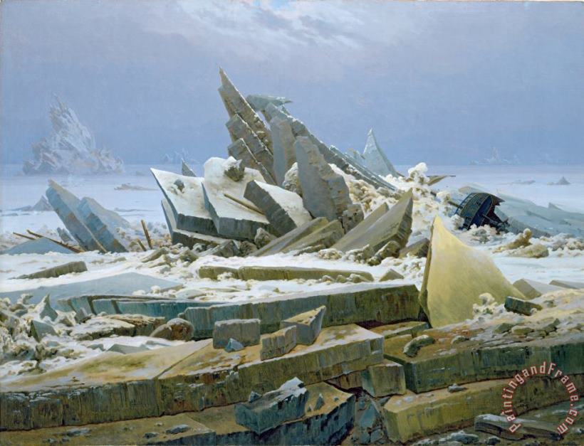 Caspar David Friedrich The Polar Sea Art Print
