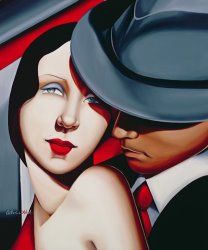 Catherine Abel - Adam and Eve painting