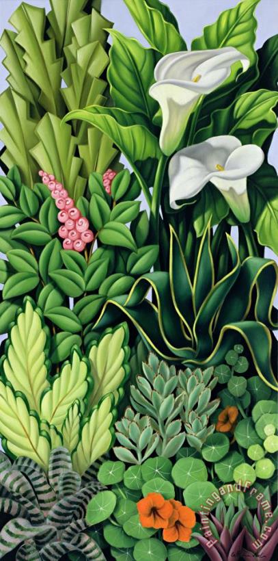 Foliage painting - Catherine Abel Foliage Art Print