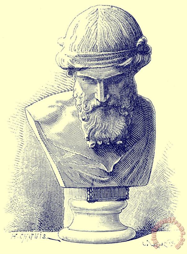 Plato painting - Chapuis Plato Art Print