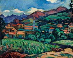 Charles Camoin L'eglise De Piana En Corse