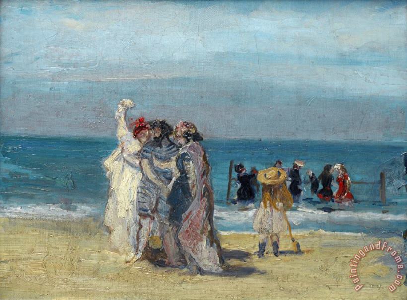 Figures on a Beach painting - Charles Conder Figures on a Beach Art Print