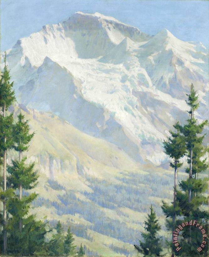 Charles Courtney Curran The Jungfrau, Afternoon Sunlight Art Painting
