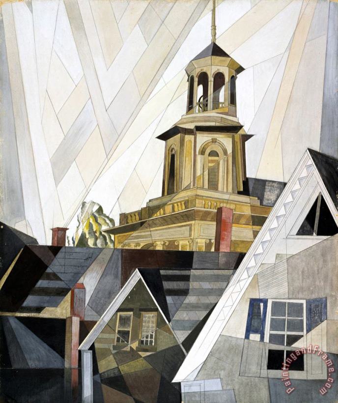 After Sir Christopher Wren painting - Charles Demuth After Sir Christopher Wren Art Print