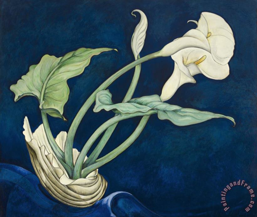 Calla Lilies (bert Savoy) painting - Charles Demuth Calla Lilies (bert Savoy) Art Print