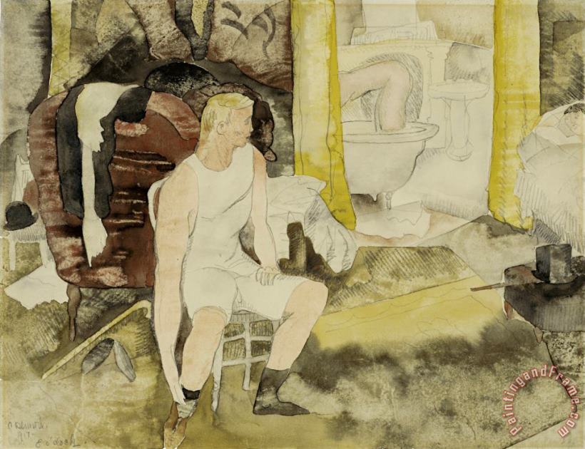 Charles Demuth Eight O'clock (morning) #2 Art Painting
