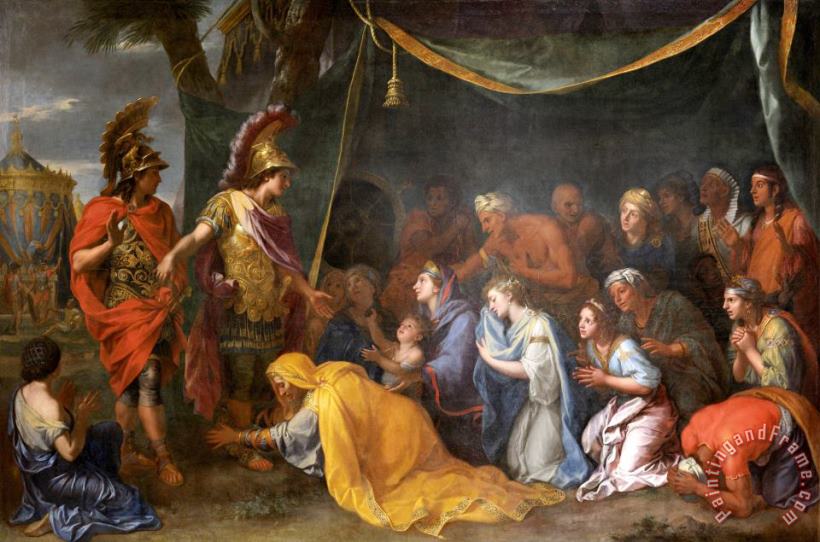 Charles Le Brun Les Reines De Perse Aux Pieds D'alexandre Dit Aussi La Tente De Darius Art Print