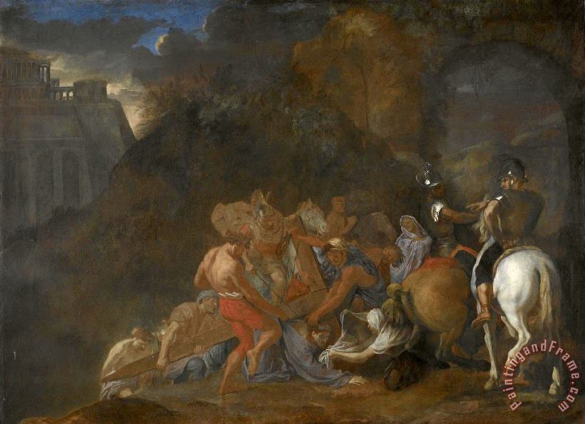 The Road to Calvary painting - Charles Le Brun The Road to Calvary Art Print
