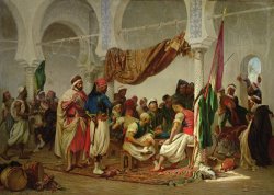 Charles Marie Lhuillier The Turkish Cafe