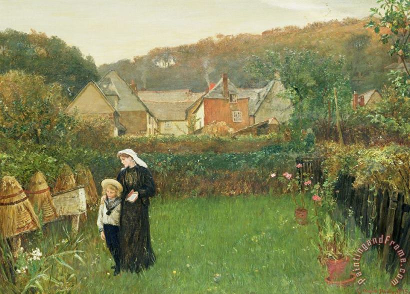 The Widow painting - Charles Napier Hemy The Widow Art Print