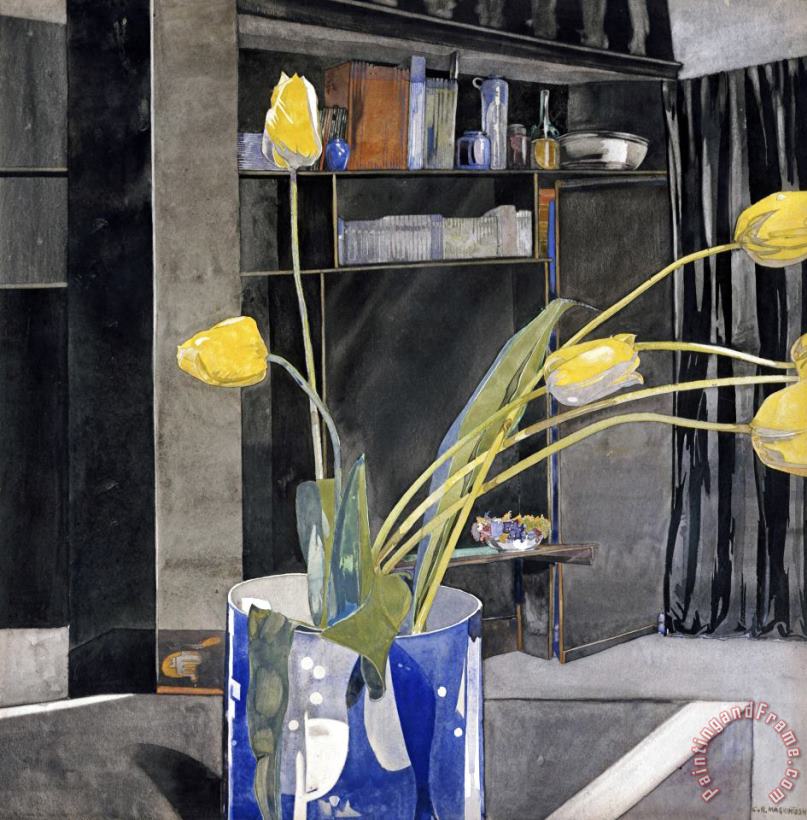 Yellow Tulips painting - Charles Rennie Mackintosh Yellow Tulips Art Print