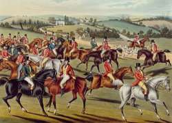 Charles Senior Hunt 'the Meet' Plate I From 'fox Hunting'