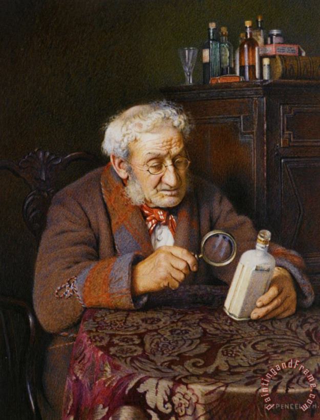 Charles Spencelayh A Touch of Rheumatism Art Painting