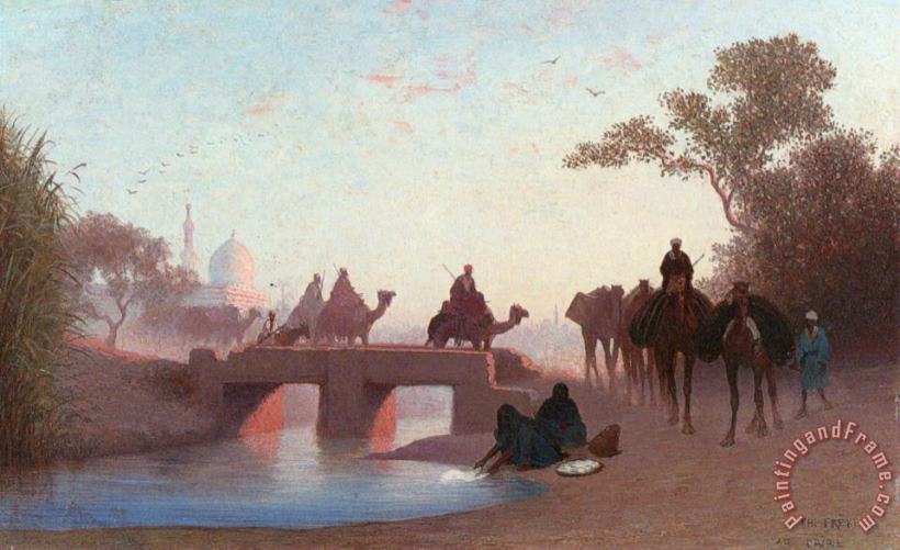 Environs Du Caire painting - Charles Theodore Frere Environs Du Caire Art Print