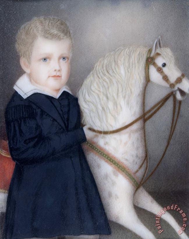 Charles William Eldredge Portrait of Loren Pinckney Waldo, Jr. Art Print