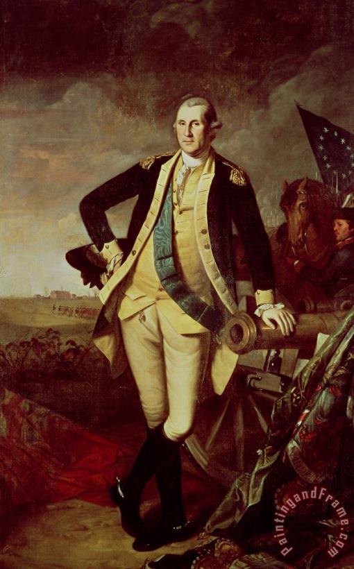 George Washington at Princeton painting - Charles Willson Peale George Washington at Princeton Art Print